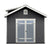 Front view of the Heartland Lumina shed showcasing its spacious design and durable construction