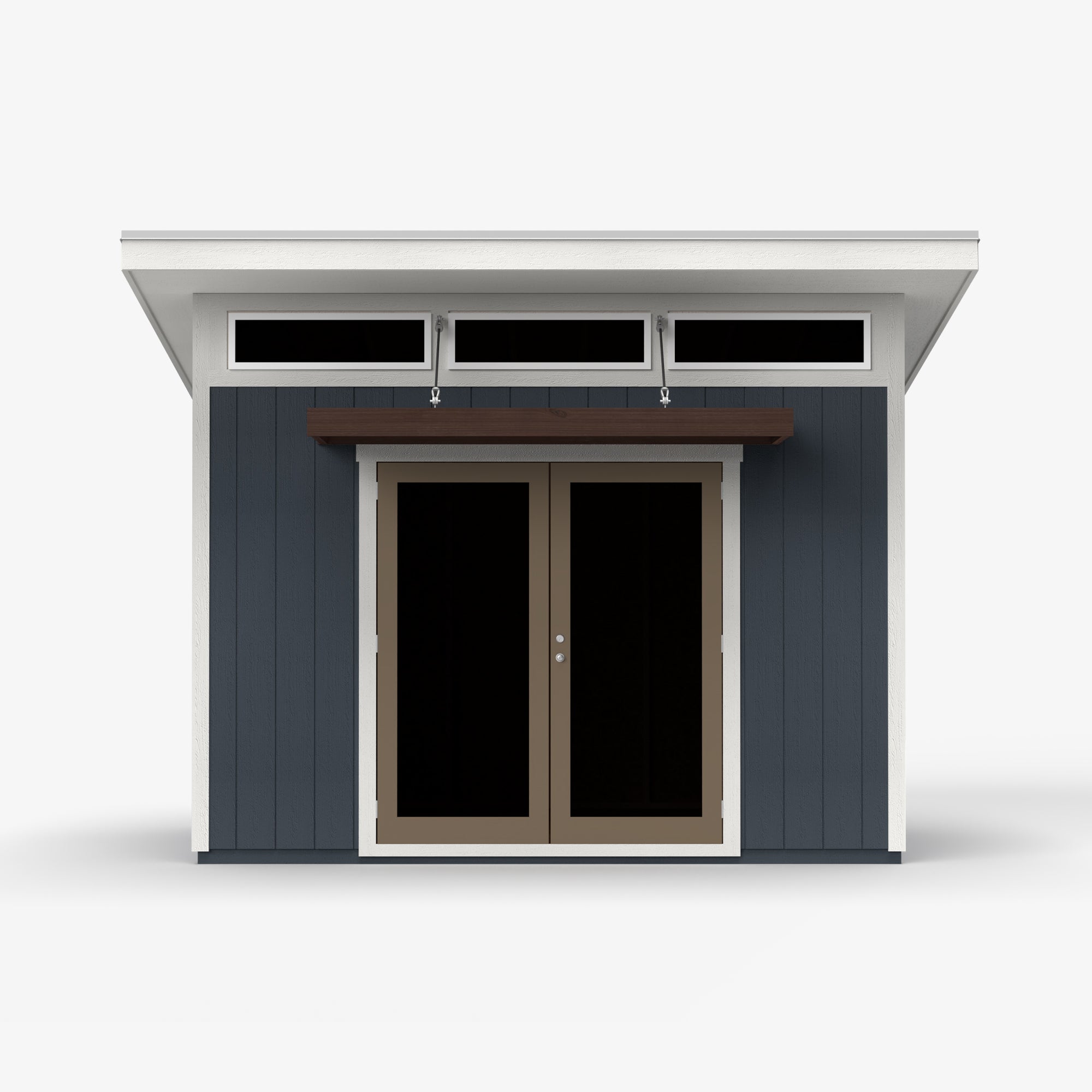 Front View of the studio shed