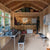 Interior view of the Classic Deluxe 8x12 shed, featuring organized shelving and ample storage space