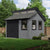 spilt roof spacious shed in backyard lifestyle
