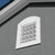 close up of vent on shed
