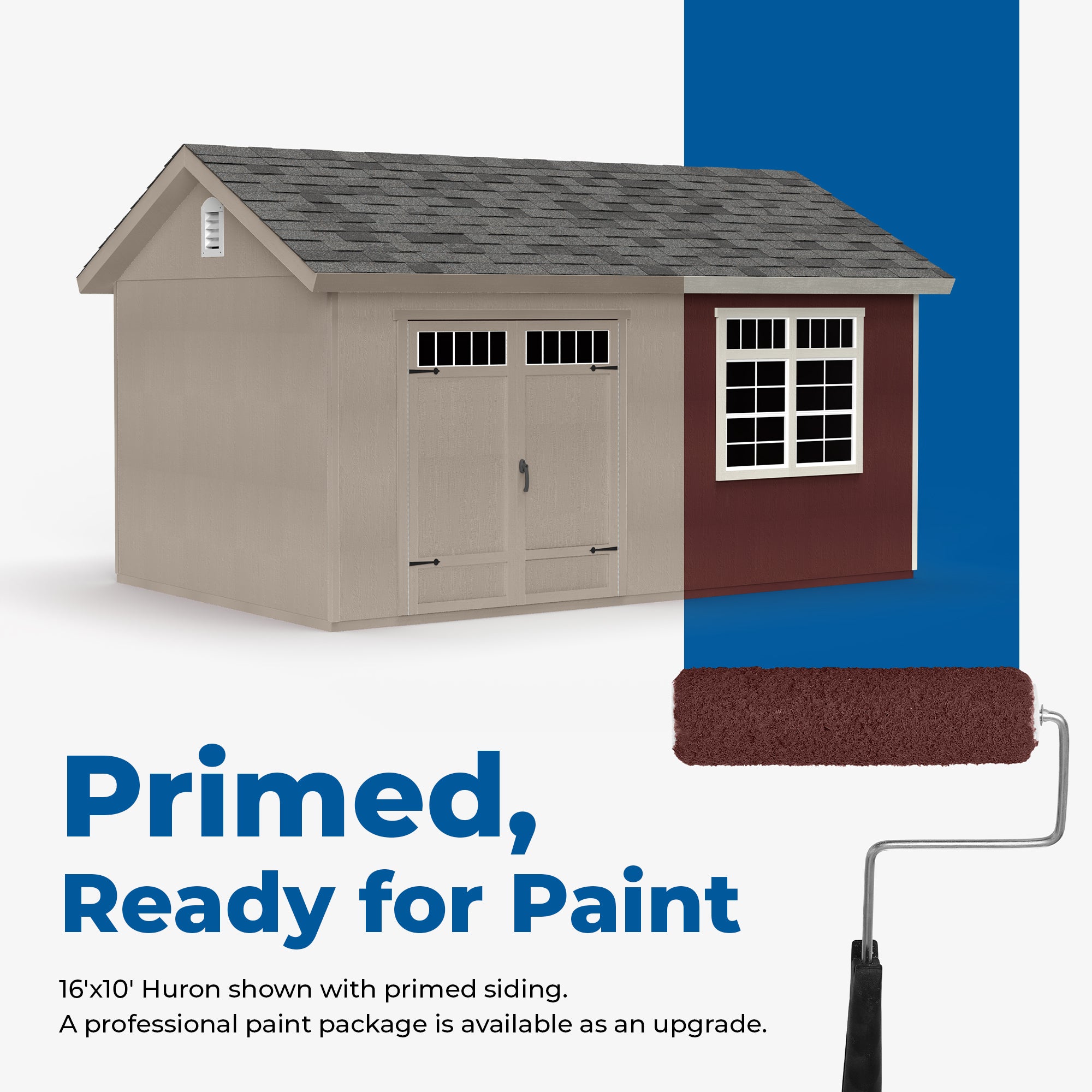 Primed ready for paint