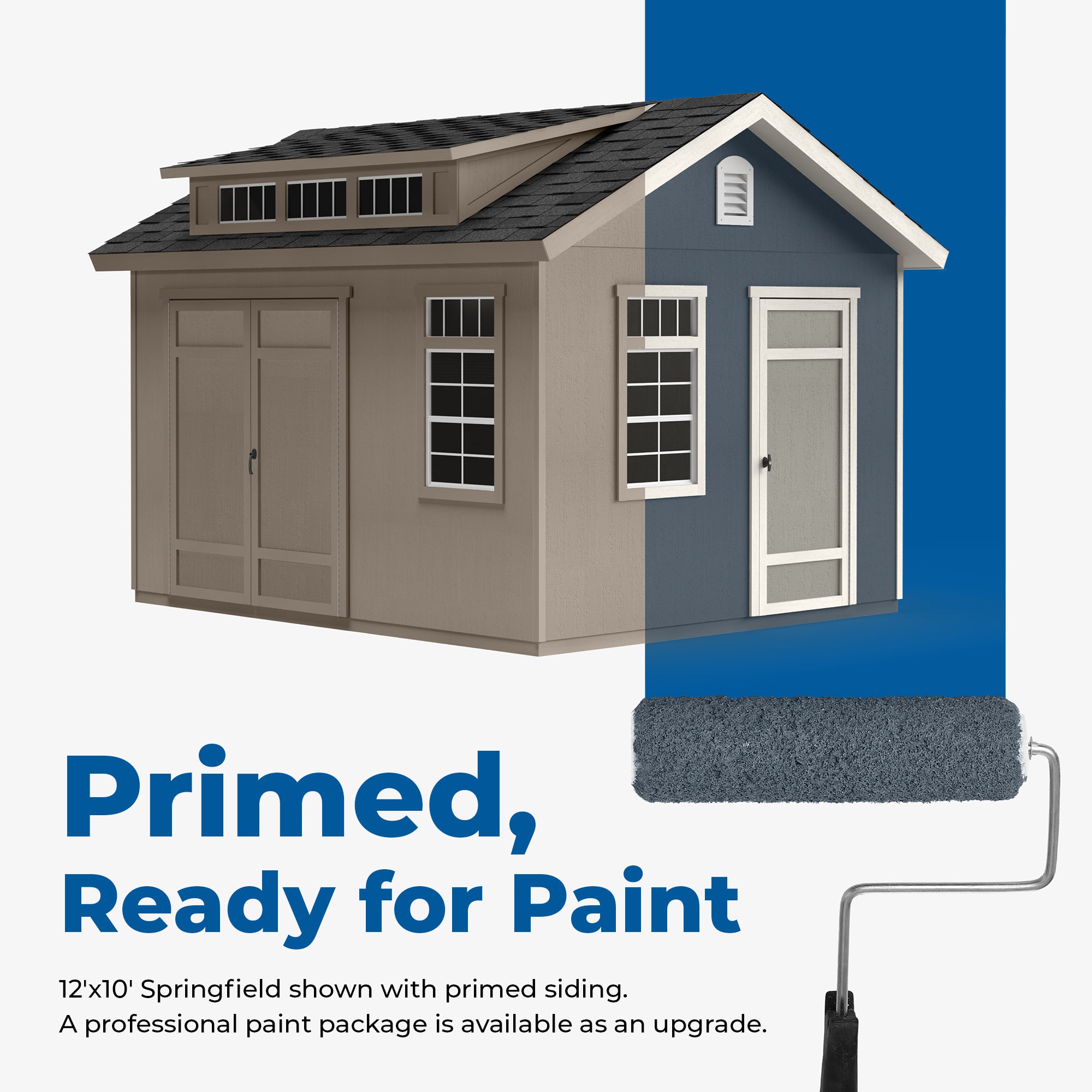 Primed ready for paint