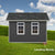 Add leveling blocks to level shed on unlevel backyard Add leveling blocks to level shed on unlevel backyard