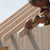 Heartland shed installer building shed with rafters