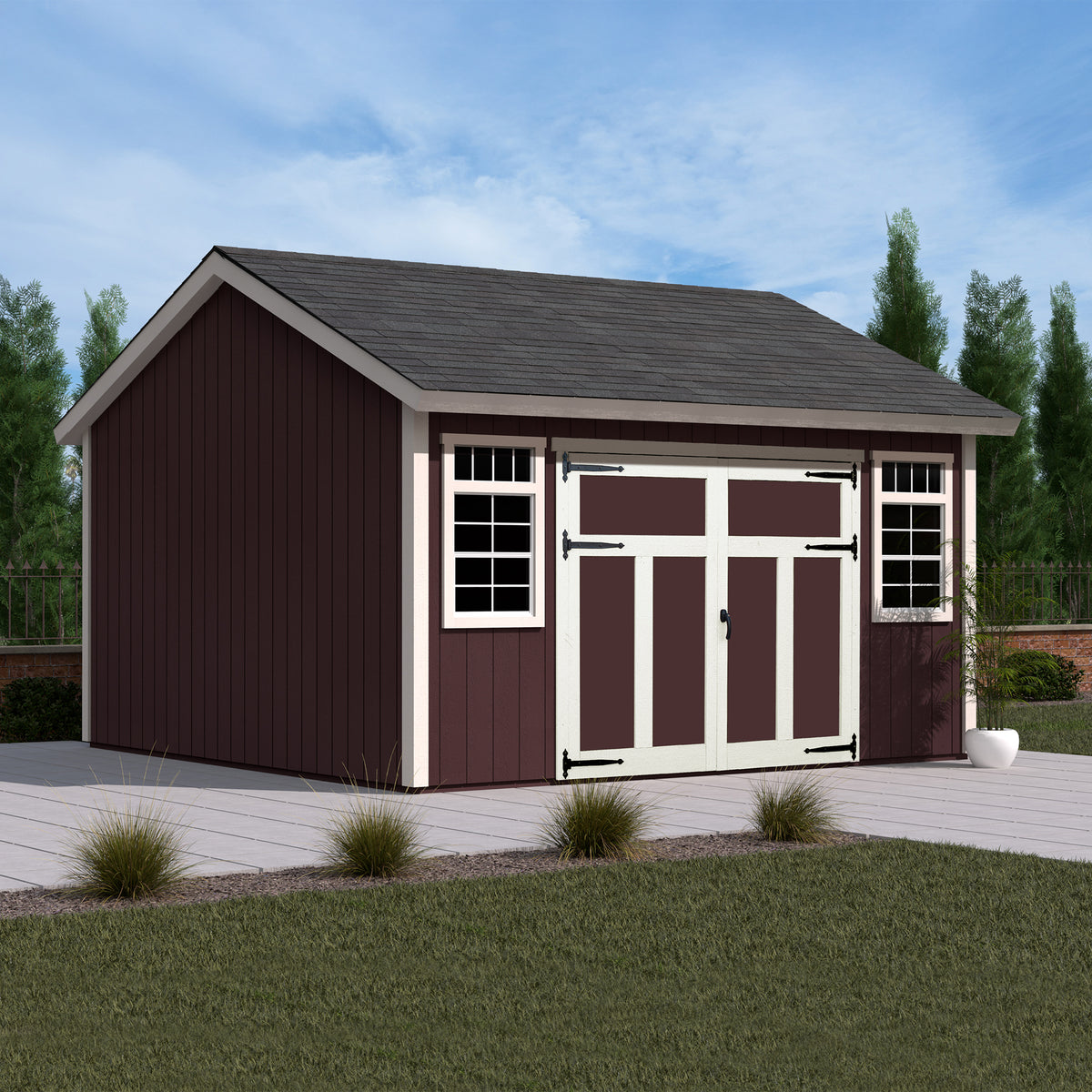 Columbus ReadytoCustomize Wood Shed Heartland Sheds