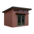 Heartland shed in Canyon Clay Sherwin Williams red