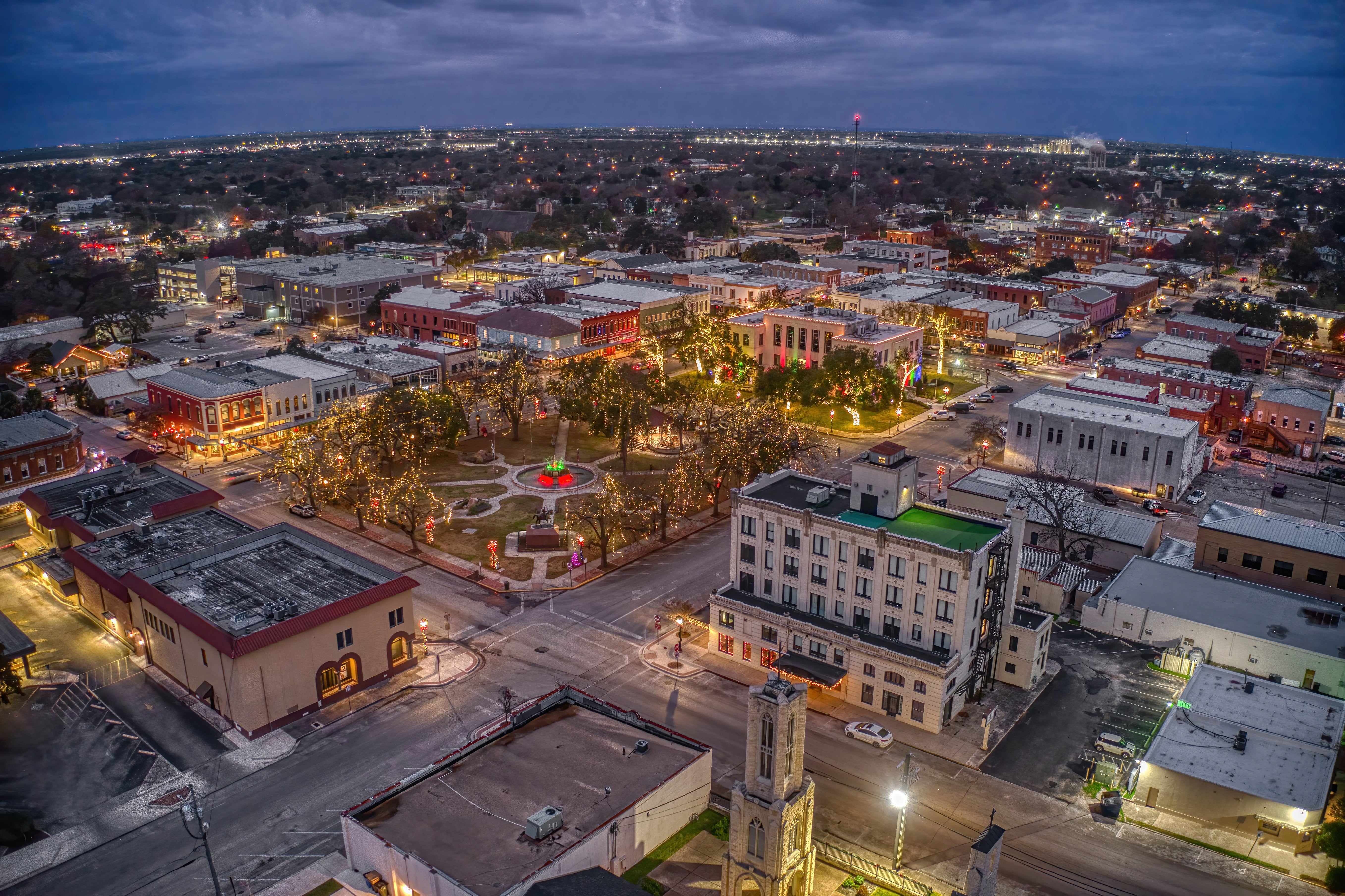 Overhead image of Marion area