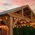 Close up of the gable rafters 