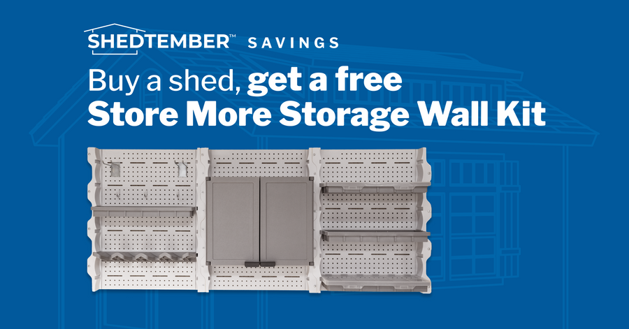 Buy a Shed, Get a Free Storage Kit!