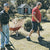 veterans working on a garden