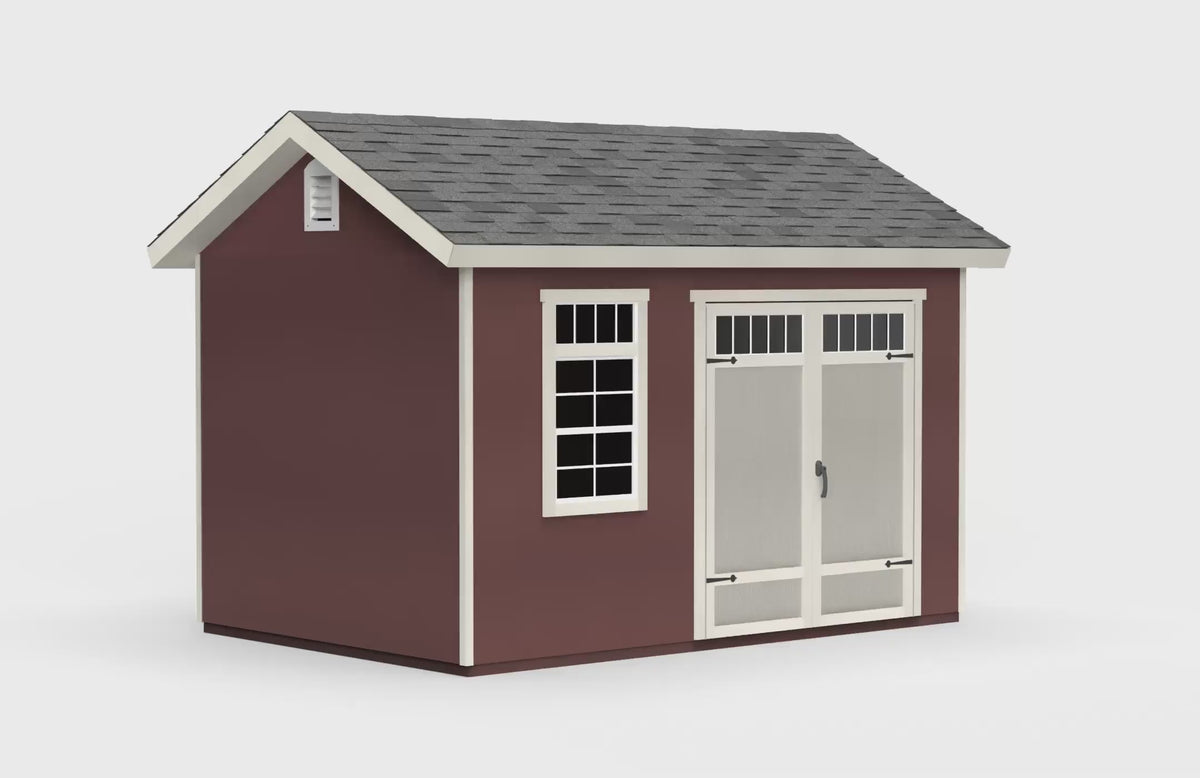 Huron Wood Shed Installed Heartland Sheds