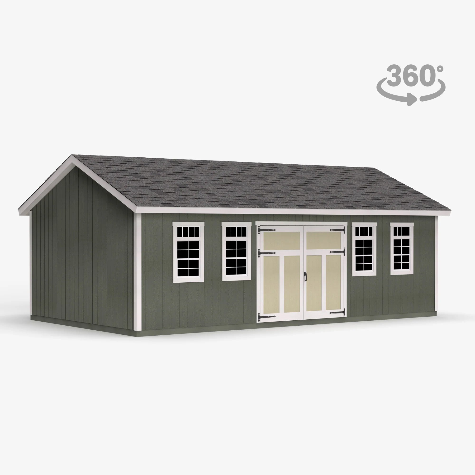 Columbus Ready-to-Customize Wood Shed | Heartland Sheds
